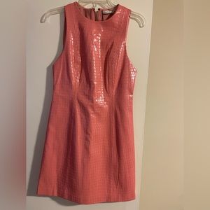 Alice + Olivia Daven Vegan Mini dress
